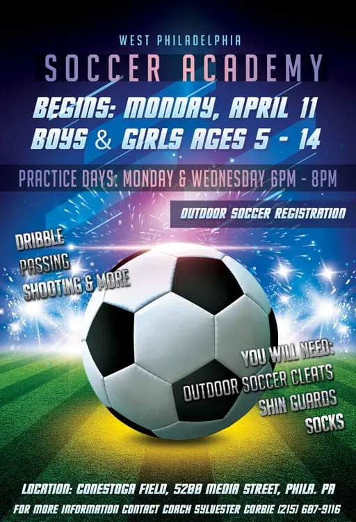 Soccer Academy Flyer